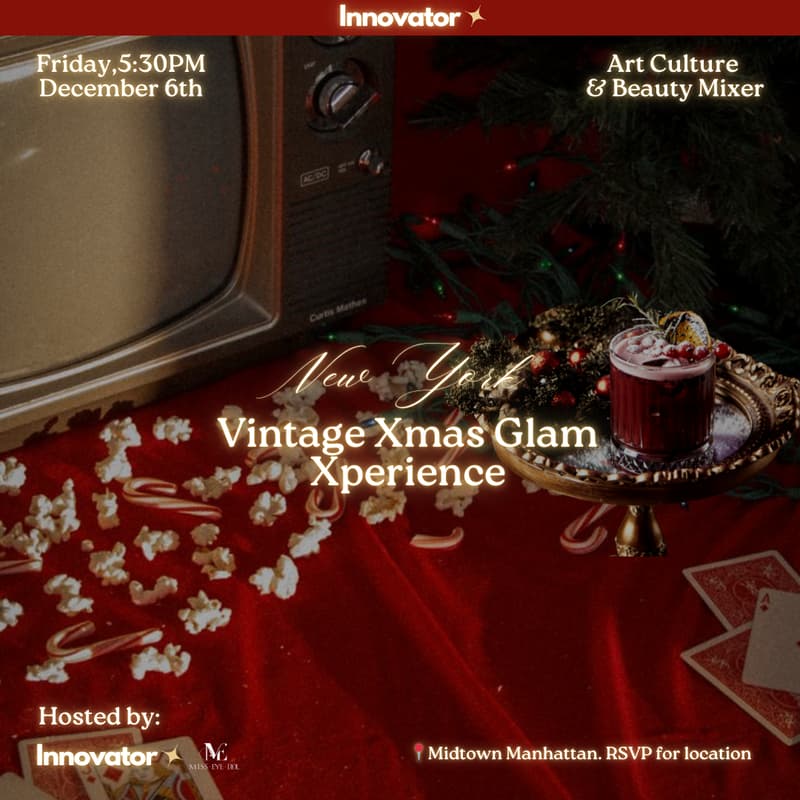 Cover Image for InnovatorX Presents: NYC Vintage Xmas Glam Xperience