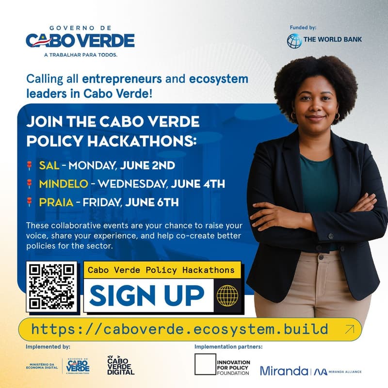 Imagem de capa para Policy Hackathon de Cabo Verde (Praia)