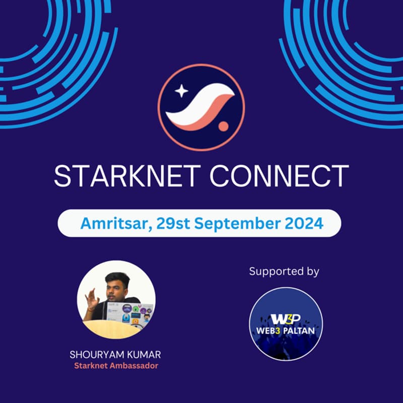 Cover Image for Starknet Connect : Amritsar
