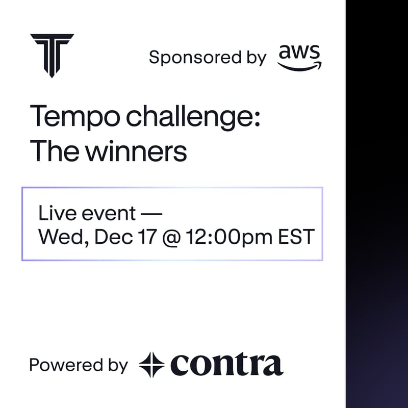Cover Image for Tempo Challenge: Winner's Announcement