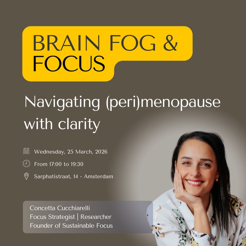 Cover Image for Brain Fog & Focus: Navigating (Peri)Menopause with Clarity