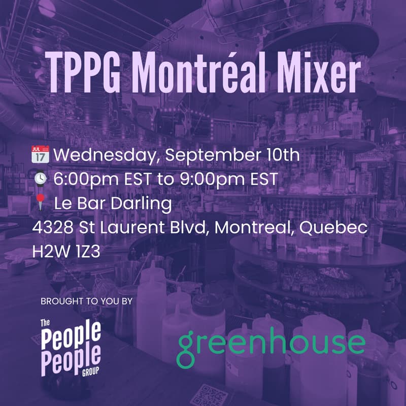Cover Image for TPPG Montréal | September Mixer