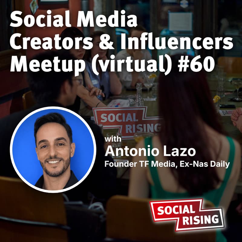 Cover Image for Social Media Creators & Influencers Meetup (virtual) #61