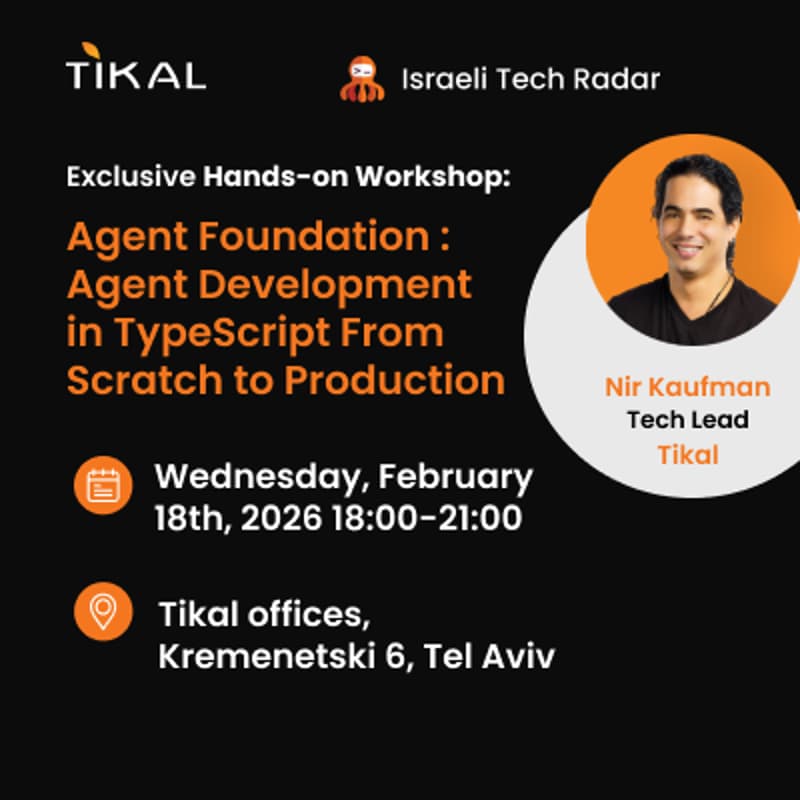 Cover Image for Agent Foundation: Agent Development in TypeScript From Scratch to Production Workshop