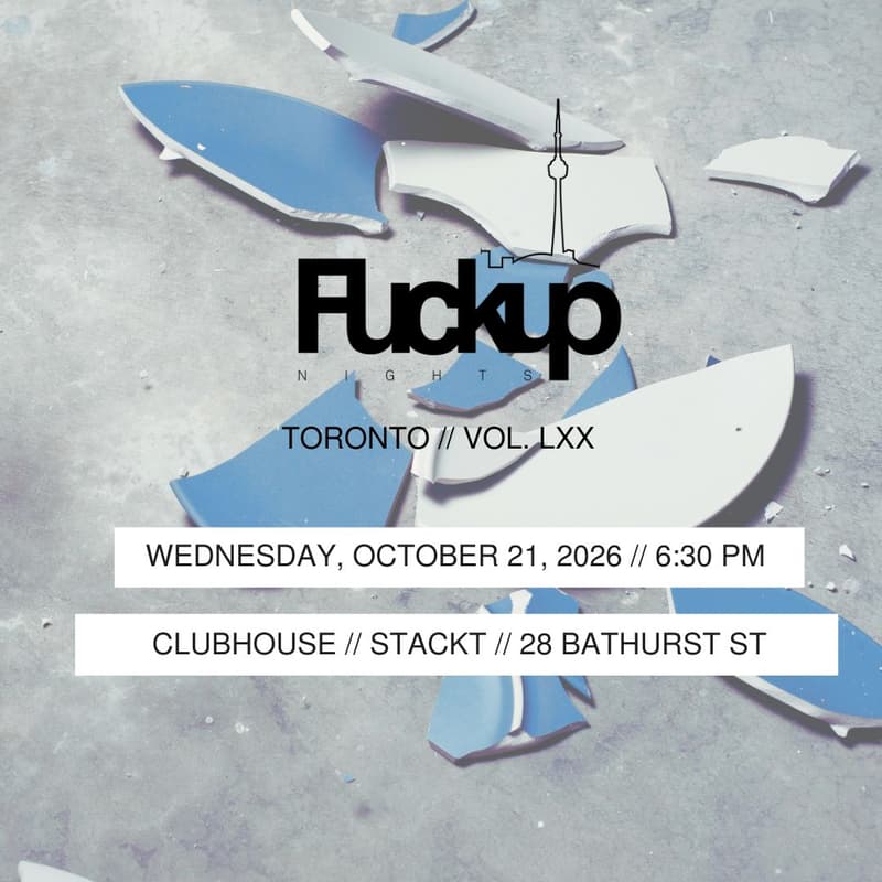 Cover Image for Fuckup Nights Toronto: October 21