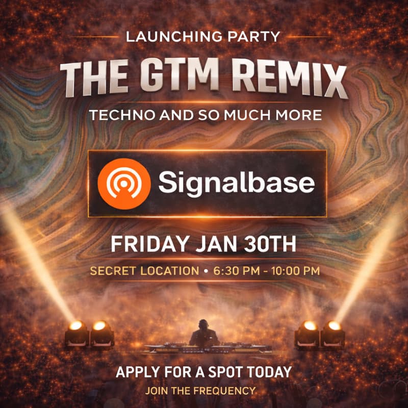 Cover Image for The GTM Remix - Signalbase's Launching Party
