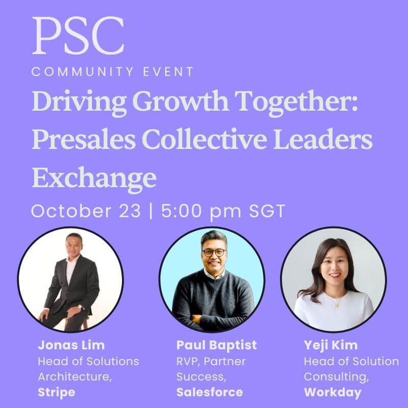 Cover Image for Driving Growth Together: PreSales Collective Leaders Exchange