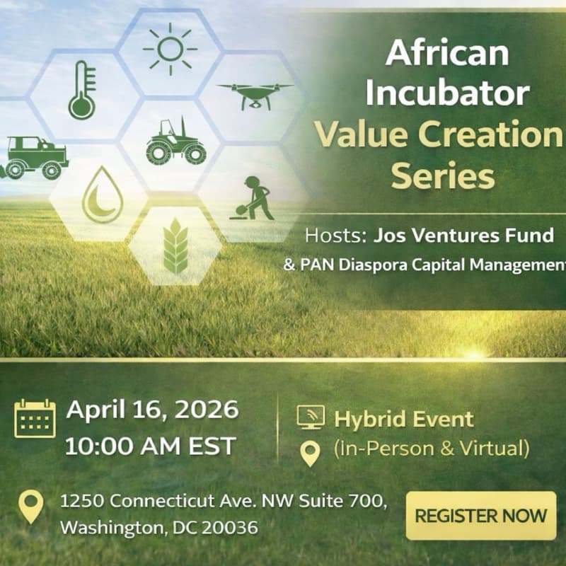Cover Image for African Incubator Value Creation (AIVC) Series - (In-Person + Virtual)