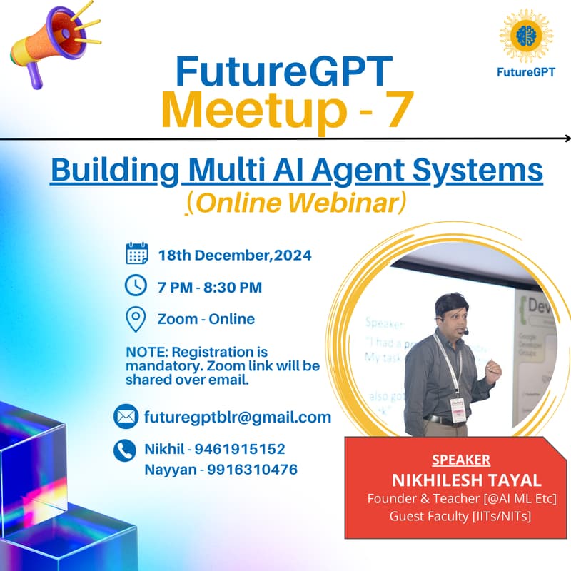Cover Image for Online Webinar: Building Multi AI Agent Systems – Expert Insights with Q&A