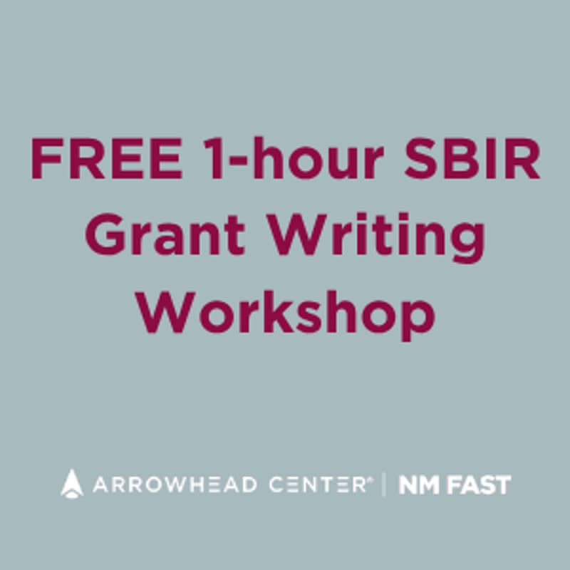 Cover Image for FREE 1-hour SBIR Grant Writing Workshop