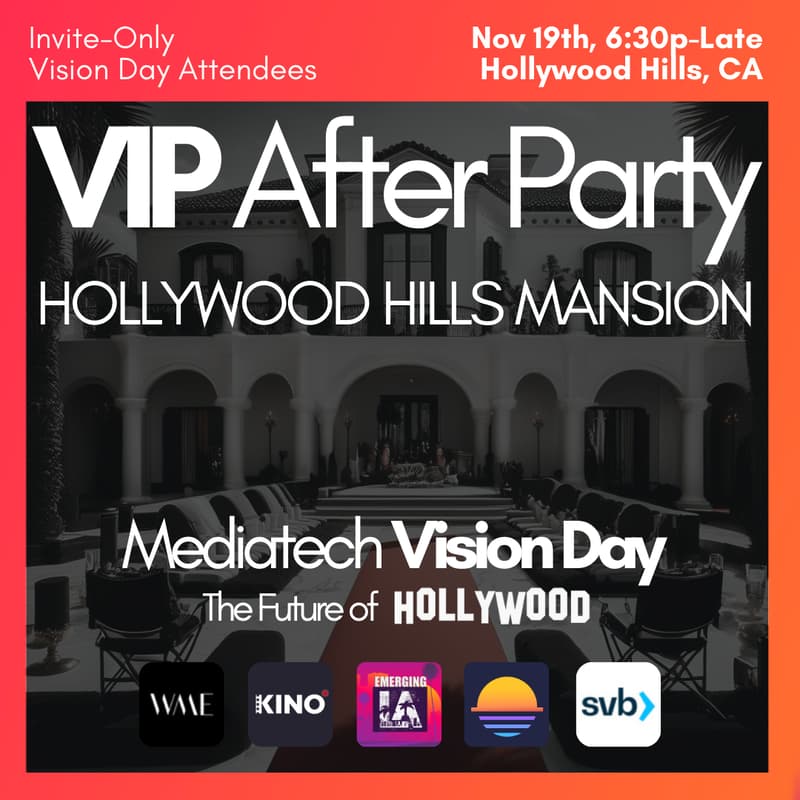 Cover Image for (Postponed - TBD Final Date) Mediatech Mansion Party in Hollywood Hills - VIP Only