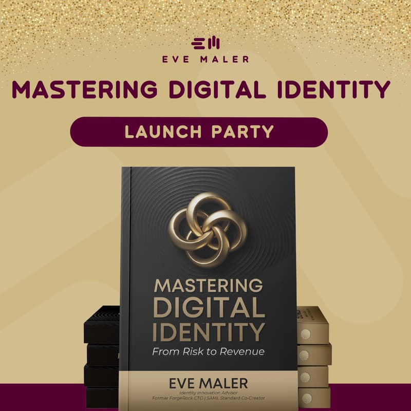 Cover Image for Post-IIW “Mastering Digital Identity” Book Launch Party