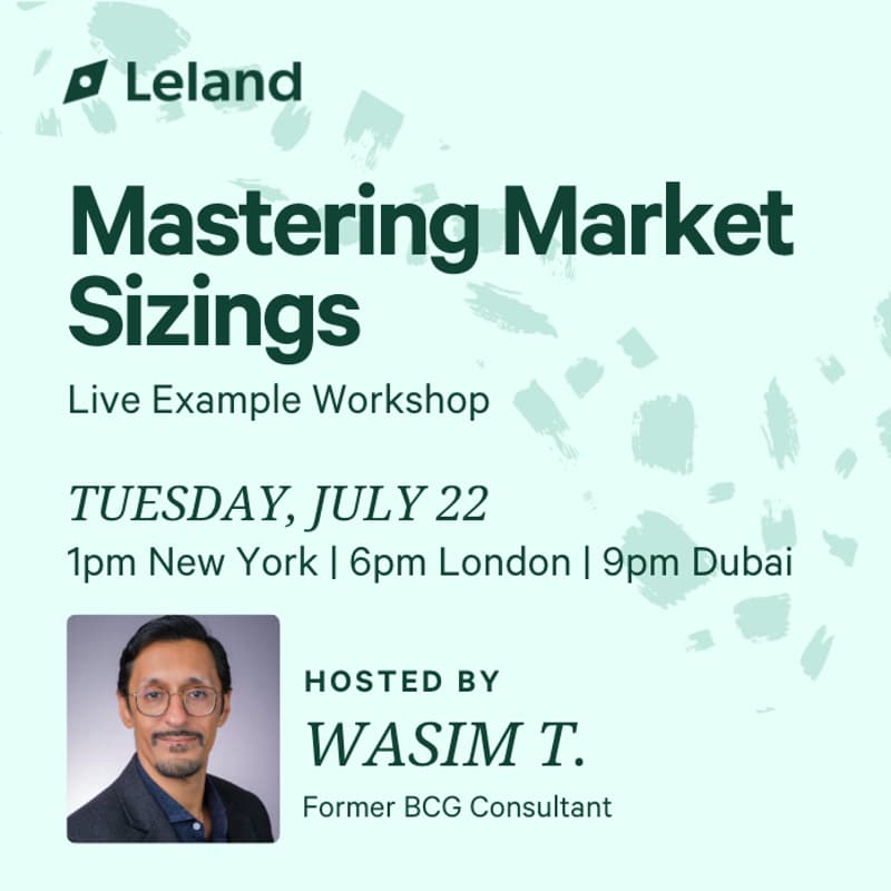 Cover Image for Mastering Market Sizings: Live Example Workshop