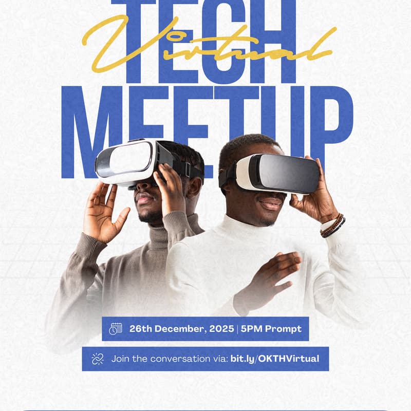 Cover Image for Okene Techhub Virtual Tech Meet-up