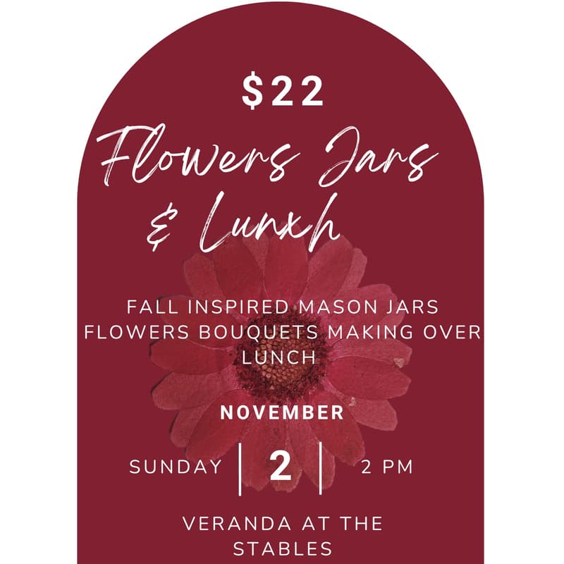 Cover Image for Flowers Jars Bouquets Girls Meet Up