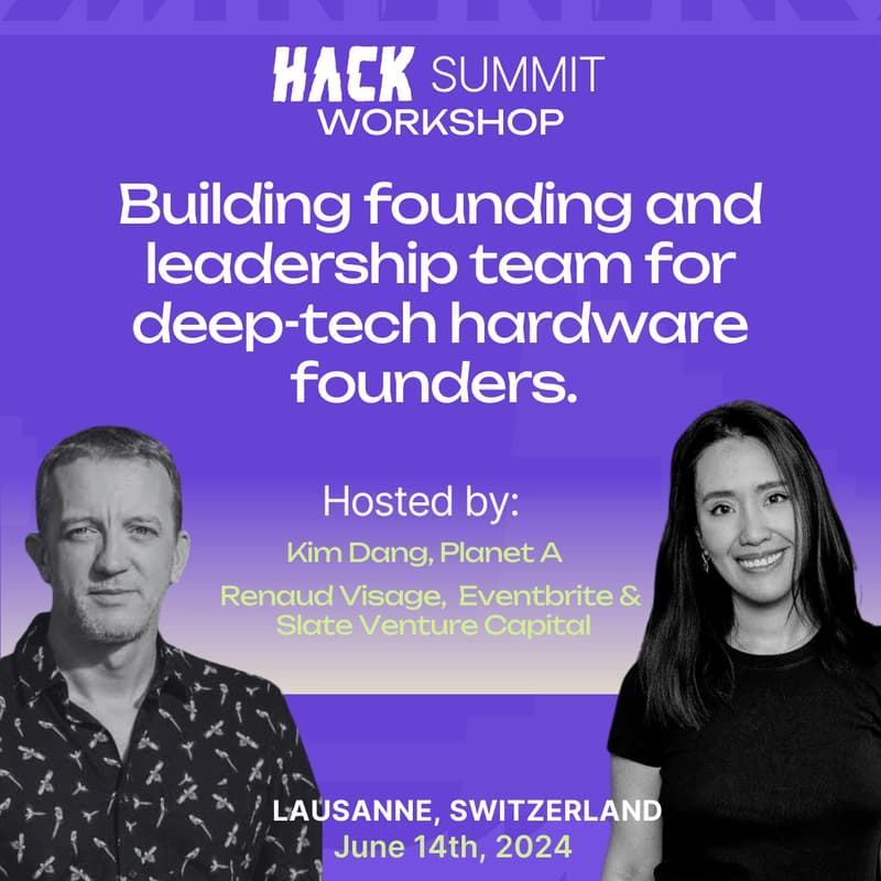 Cover Image for Building Founding and Leadership Team for Early Deeptech Founders