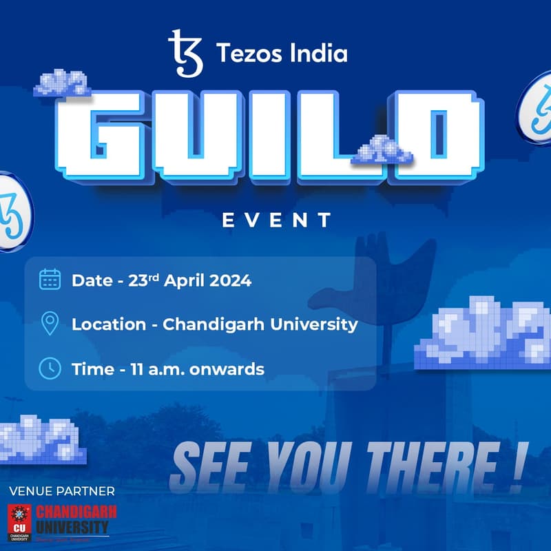 Cover Image for ꜩ Tezos Guild 2024 : Chandigarh