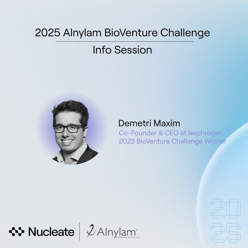 Cover Image for Alnylam BioVenture Challenge Highlight: Demetri Maxim