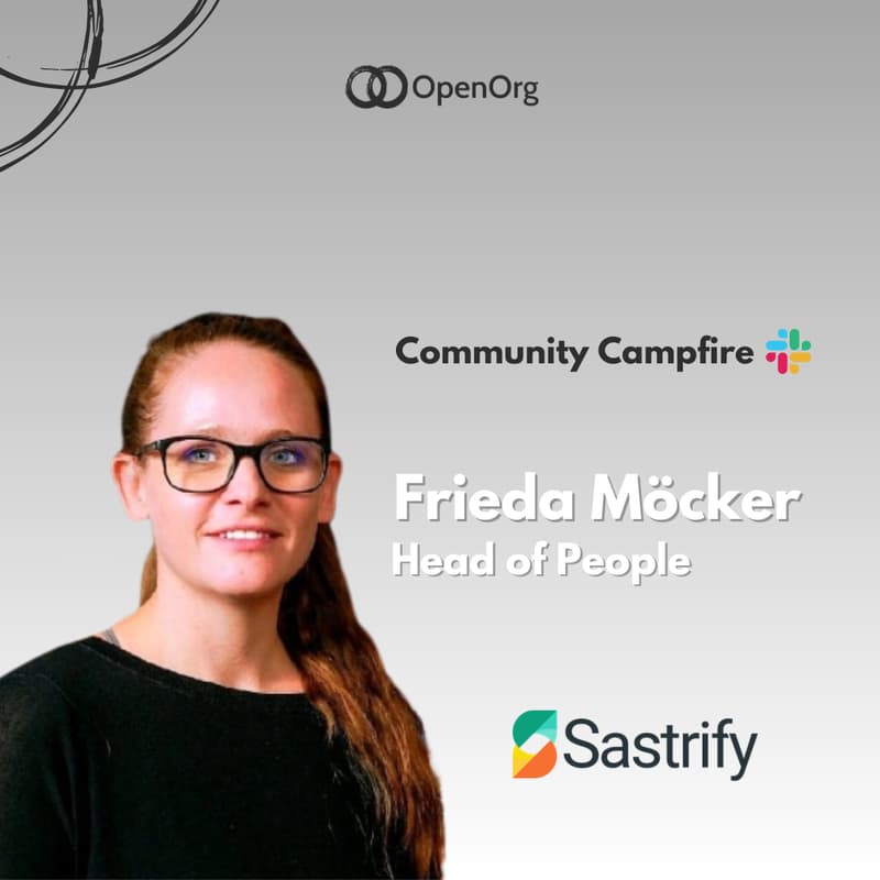 Cover Image for Community Campfire | Using Product Principles To Launch The Right People Initiatives  | Frieda Möcker