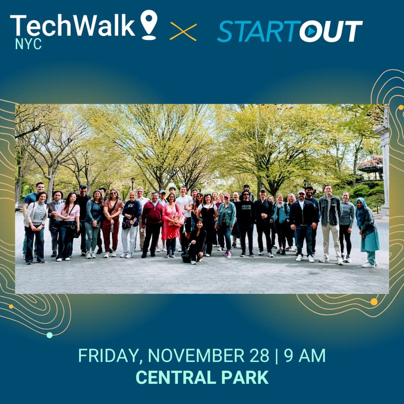 Cover Image for TechWalk | NYC, 11/28 w/ StartOut