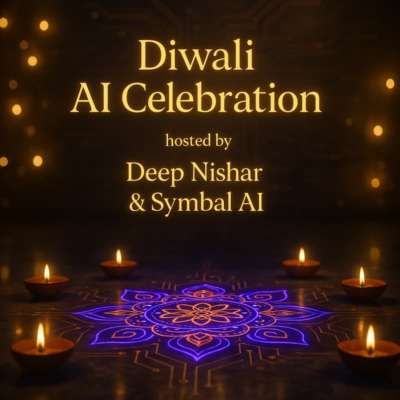 Cover Image for Post Diwali AI Celebration hosted by Deep Nishar & Symbal