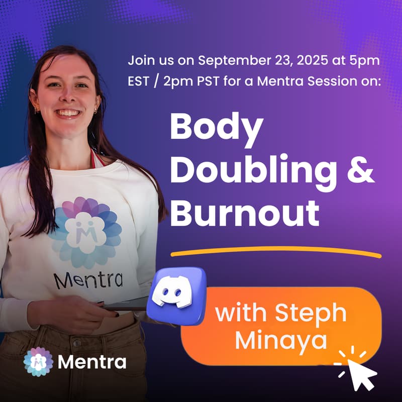 Cover Image for Body Doubling + Burnout with Steph
