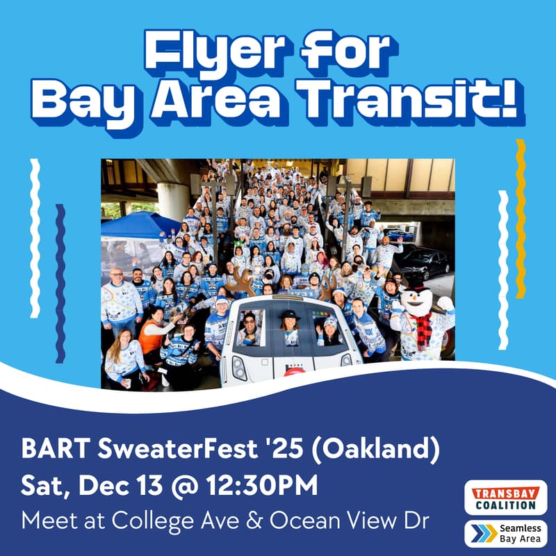 Cover Image for Flyering: BART SweaterFest '25