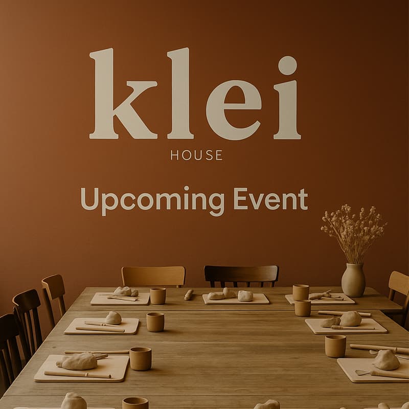Cover Image for The First Touch: Klei House Opening Workshop