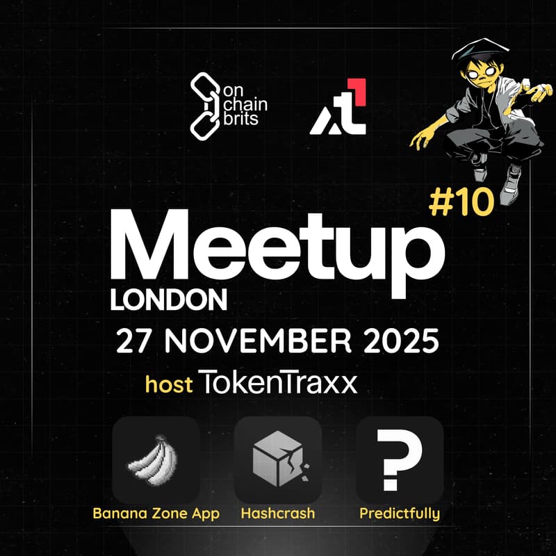 Cover Image for OnChain Brits + Avax Team1 hosted by TokenTraxx - Meetup #10