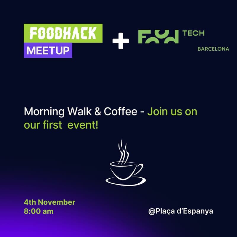 Cover Image for FoodHack Barcelona: Morning Walk & Coffee