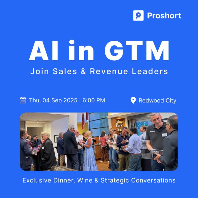 Cover Image for 🚀 Exclusive Dinner: How AI is Changing the Game for GTM Leaders