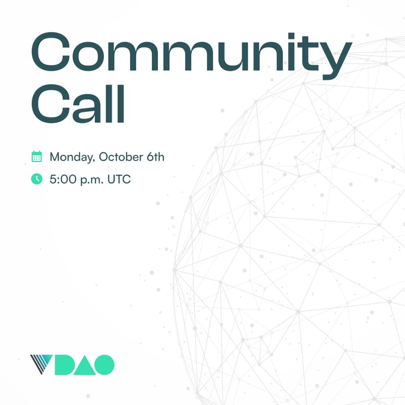 Cover Image for V DAO Community Call