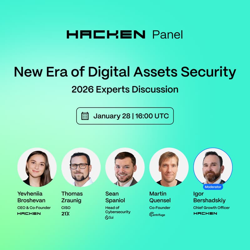 Cover Image for New Era of Digital Assets Security | 2026 Experts Discussion