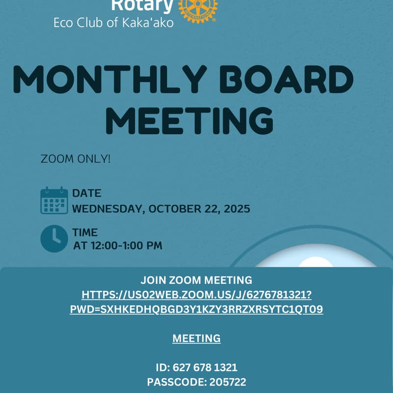 Cover Image for Board Meeting - October
