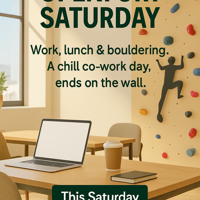 Cover Image for 📍 Openfort Saturday: Co-work & Climb