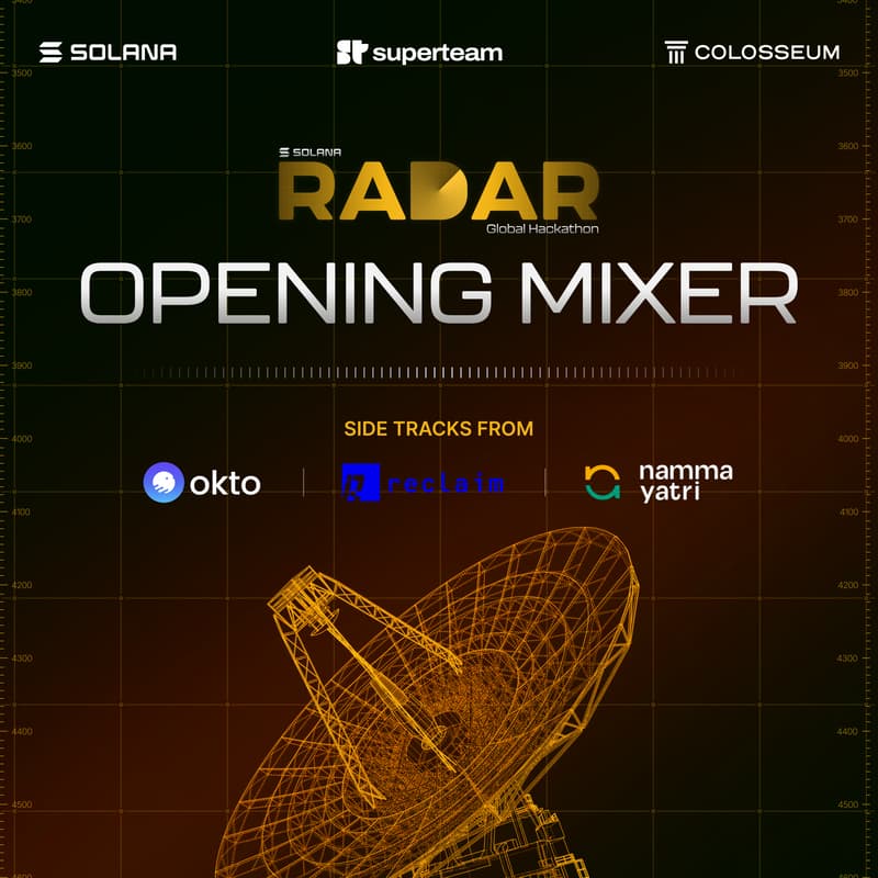 Cover Image for Colosseum RADAR Hackathon Opening Mixer