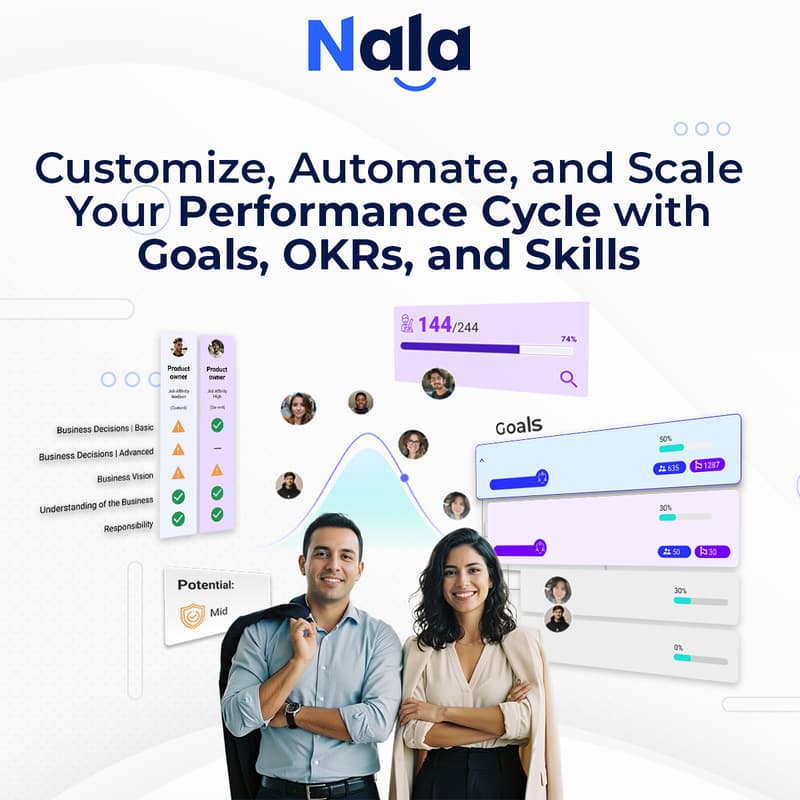 Cover Image for Performance Cycles with Nala: Goals, OKRs, Skills, and More