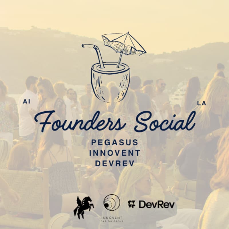 Cover Image for AI Founders Social — Powered by Pegasus Angel Accelerator, Innovent Capital, and DevRev