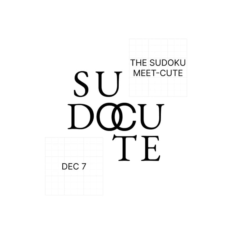 Cover Image for sudocute: the sudoku meet cute