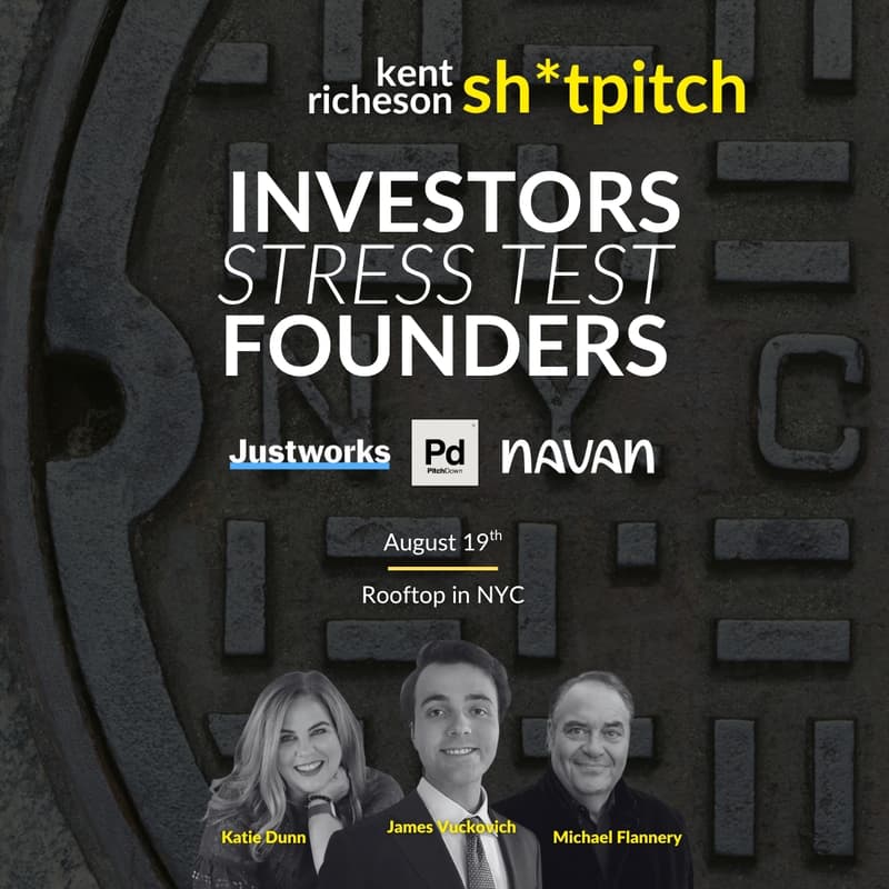 Cover Image for Sh*tPitch National Tour – Where Investors Stress Test Founders (Rooftop - New York City)