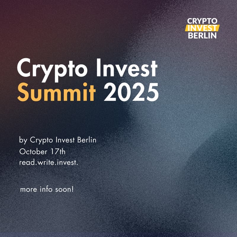 Cover Image for Crypto Invest Summit 2025
