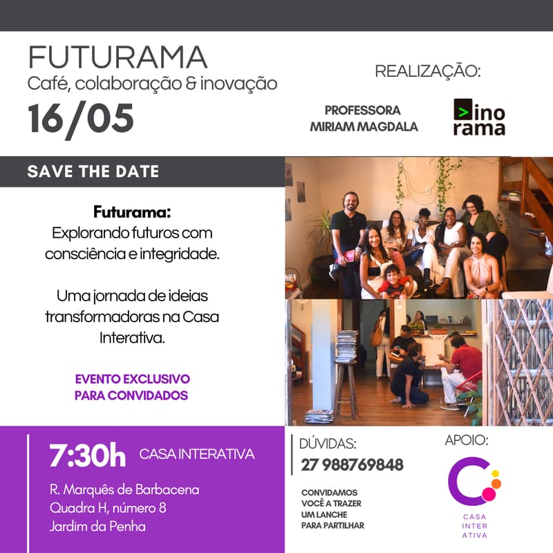Imagem de capa para FUTURAMA - Café, Colaboração e Inovação