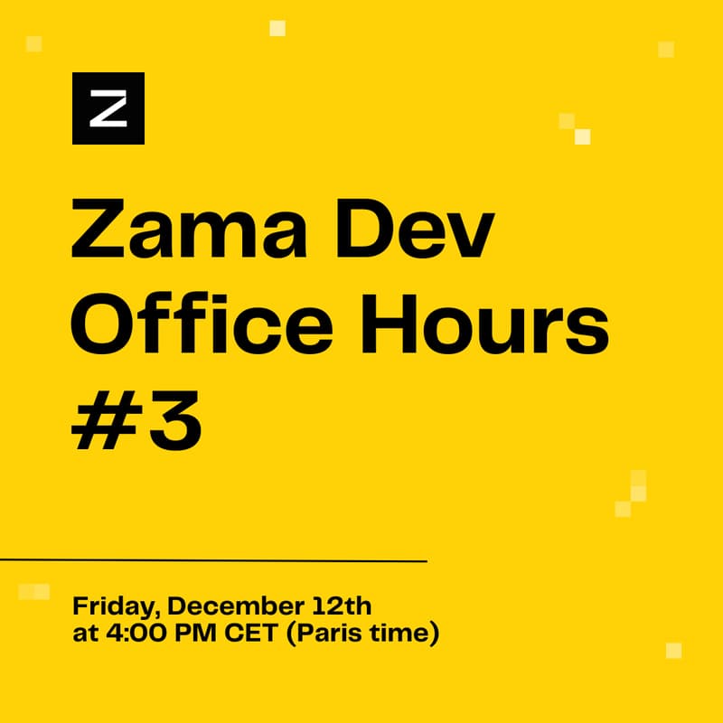 Cover Image for Zama Dev Office Hours #3