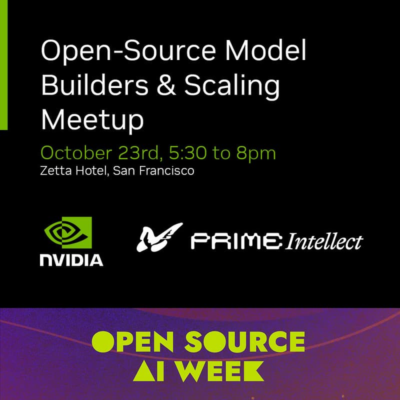 Cover Image for Open-Source Model Builders & Scaling Meetup