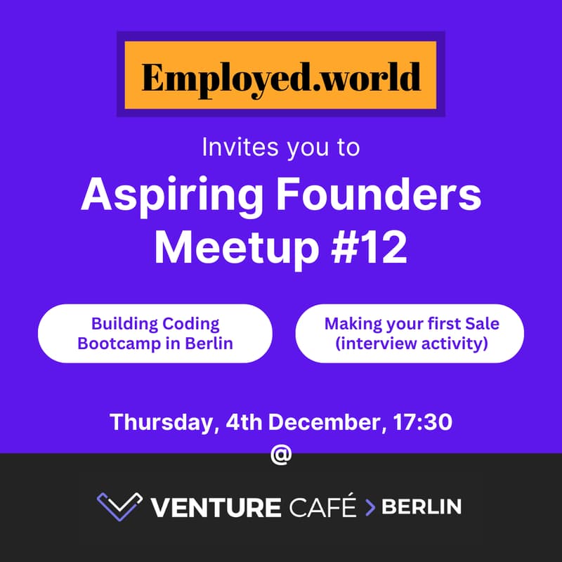 Cover Image for Aspiring Founders Meetup #12