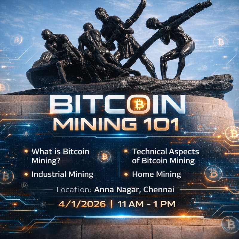 Cover Image for Bitcoin Mining 101 | Chennai