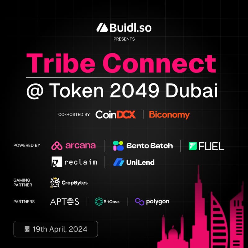 Cover Image for Buidl.so Tribe Connect @ Token 2049 Dubai