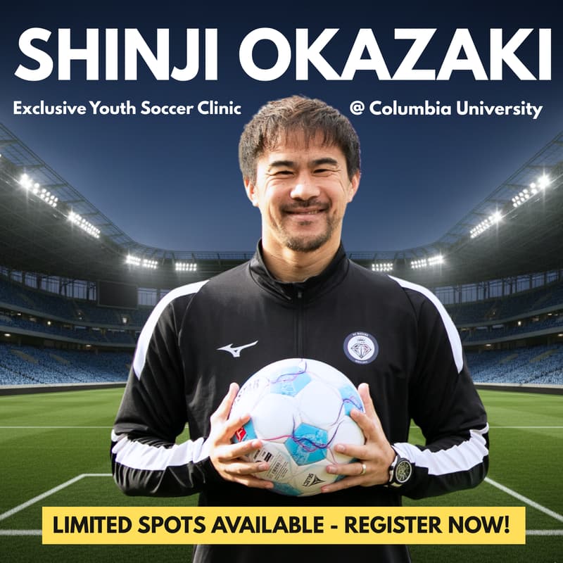 Cover Image for Train with Premier League Champion Shinji Okazaki in NYC ⚽️