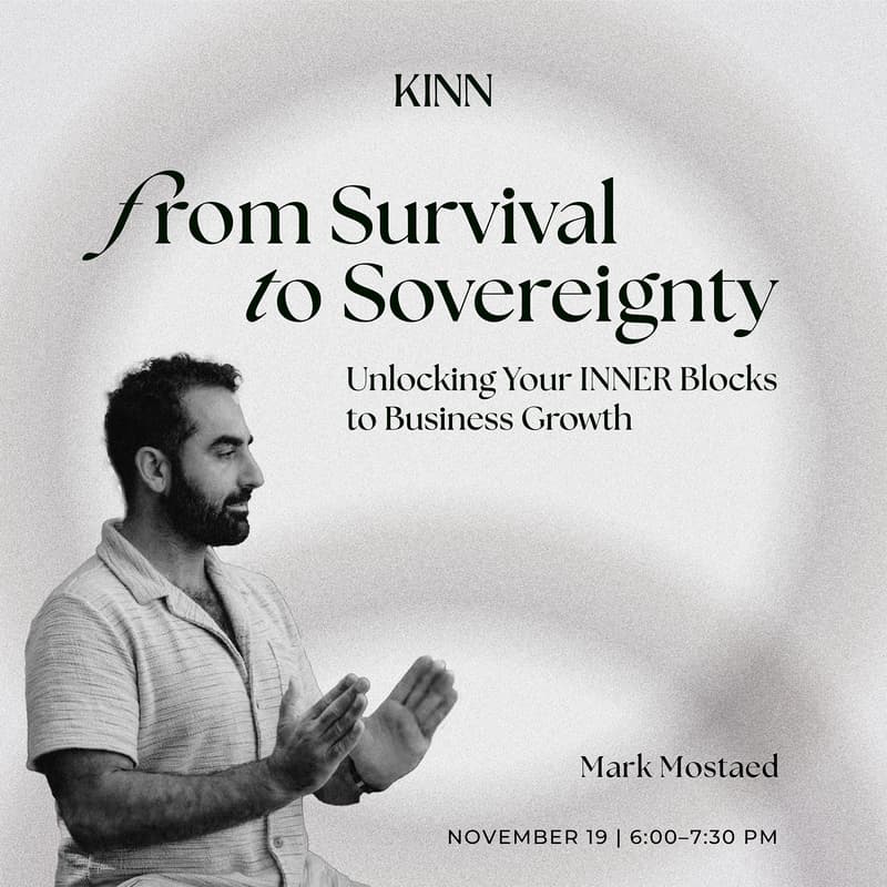 Cover Image for From Survival to Sovereignty; Unlocking Your INNER Blocks to Business Growth