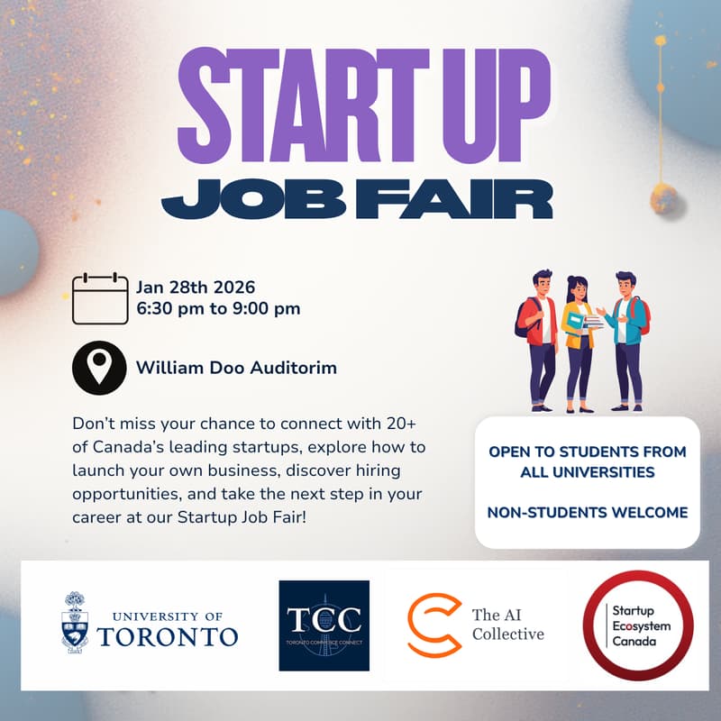 Cover Image for Toronto Startup Job Fair